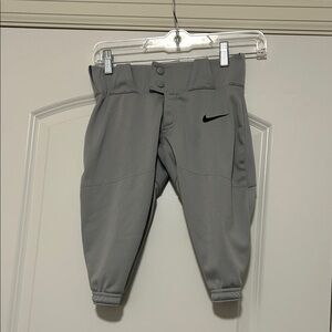 Kids Nike Gray Baseball Pants Size XS